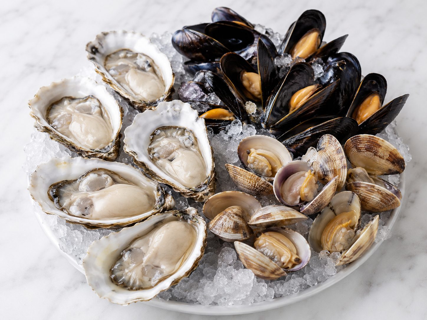 Clams Mussels Oysters