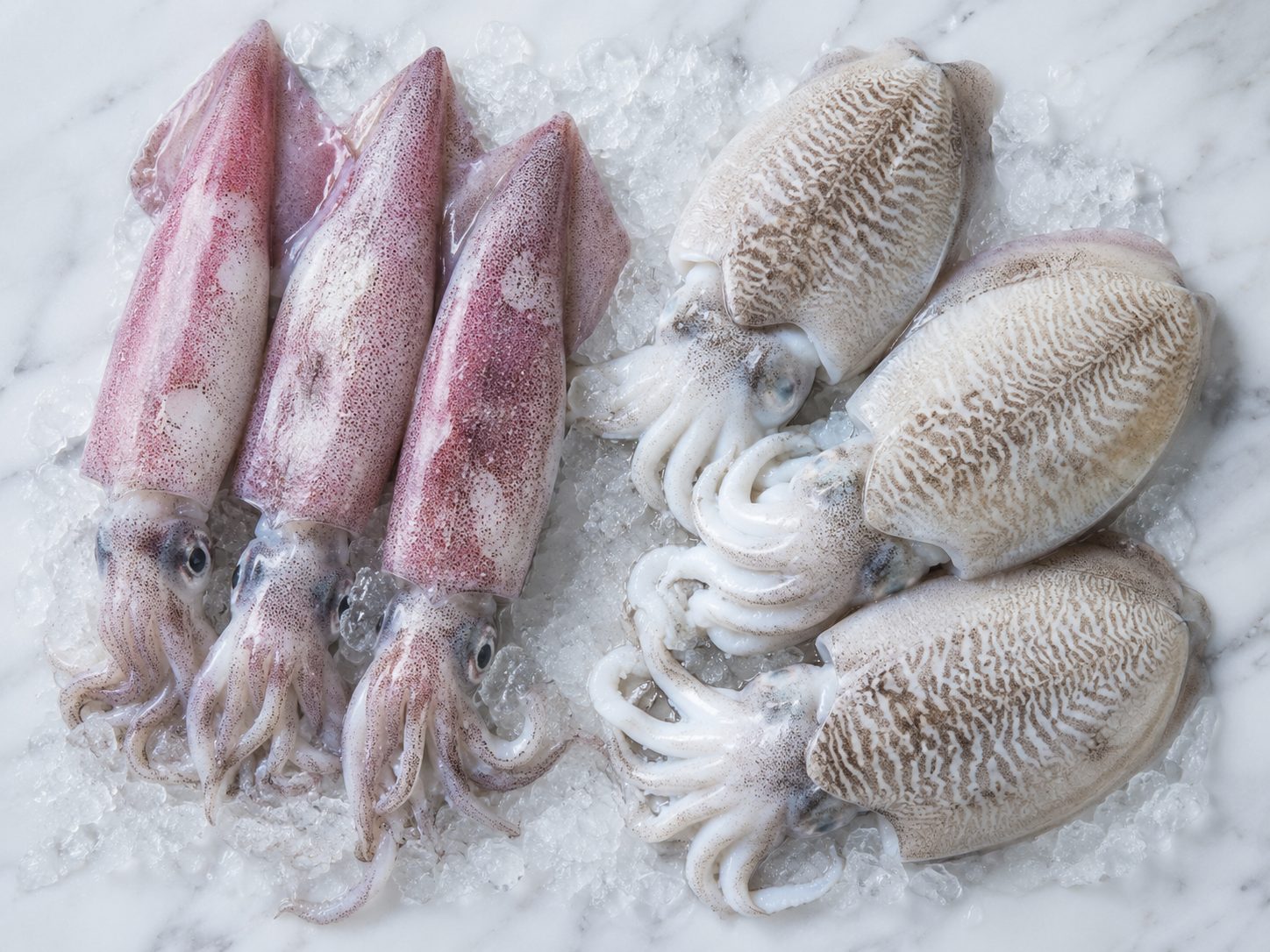 Squid and Cuttlefish